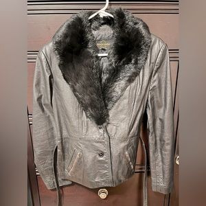 Vintage Women’s Genuine Leather Jacket